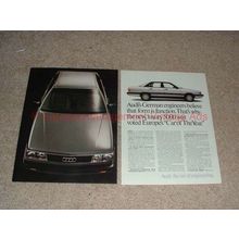 1983 2-page Audi 5000s Car Ad - Form is Function!!