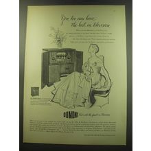 1949 Du Mont Savoy Television Ad - You, too, can have the best in television