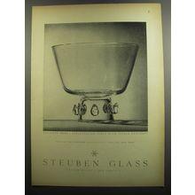 1952 Steuben Glass Talisman Bowl Advertisement