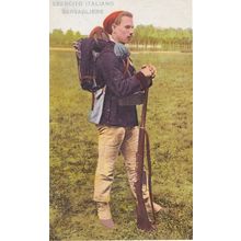 Esercito Bersagliere Italian Italiano Army Military Uniform Army Postcard