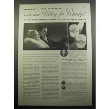 1933 Woodbury's Cold and Facial Cream Ad - Woodbury's skin scientists win