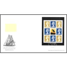 2002 GB FDC - Astronomy Prestige Pane - Typed Address