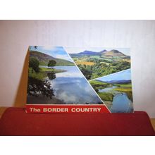 multiview, BORDER COUNTRY, SCOTLAND. used postcard by Dennis 1984 pm =