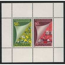 Suriname Birds Tenth Anniversary of Independence MS 1985 MNH SG#MS1270