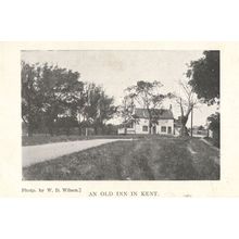 An Old Inn In Kent Pub Antique Idle Moments Rare Postcard