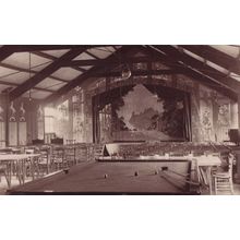 Billiard Table at Tunbridge Wells Theatre Kent Old RPC Postcard