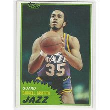 1981-82 TOPPS DARRELL GRIFFITH # 41 ROOKIE DR. DUNKENSTEIN