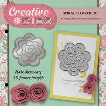 Creative Dies. Spiral Flower Die. Die Cutting Cardmaking Scrapbooking Crafts