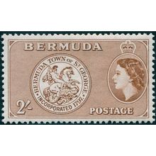 Bermuda 1953 2s brown SG146 unused