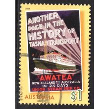 AUSTRALIA 2004: BON VOYAGE - $1 UNION STEAM USED (G4)