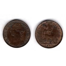 Great Britain. Victoria. Farthing 1860. dy21270
