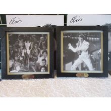 Royal Doulton Elvis Plaque 'VEGAS 1970' & 'STAND UP 1960' BNIB