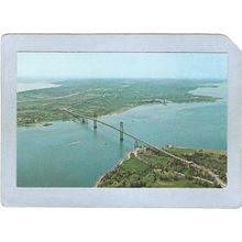Rhode Island Bristol Portsmouth Mt Hope Bridge~719
