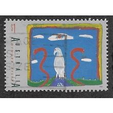 AUS 1993 $1.00 'ABORIGINAL ART' FINE USED (EBID66-596)