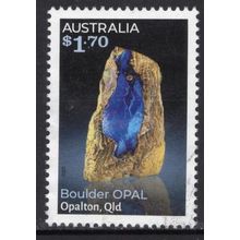 AUSTRALIA: 2025, $1.70 BOULDER OPAL DOMESTIC, USED SHEET PERF STAMP. 374/5