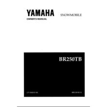 YAMAHA BR250TB OWNERS MANUAL 1997 SNOWMOBILE 82 PAGES IN ENGLISH