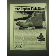 1976 Herman Gopher Field Shoe Ad