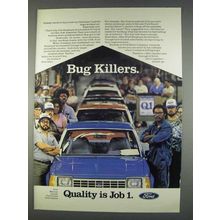 1982 Ford Motor Company Ad - Bug Killers