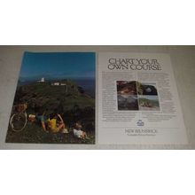 1986 New Brunswick Canada Ad - Chart Your Own Course