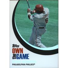 2007 Baseball Topps Own The Game Ryan Howard #OTG11