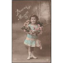 Heureuse Année - Jeune Fille, 1913 - Zita Photo CPA