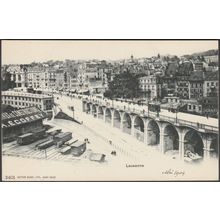 Grand-Pont, Lausanne, 1904 - Burgy CPA