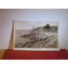 LITTLE HARP BAY, CLEVEDON, SOMERSET used vintage postcard RP by R Tuck 1952 pm =