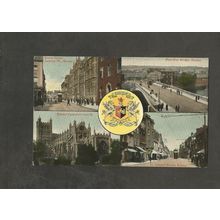 Postcard Devon Exeter Multiview