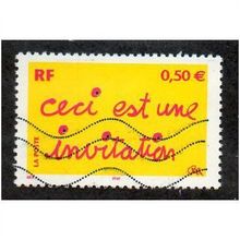 FRA 2004 50c 'GREETING STAMPS' FINE USED (EBID20485)