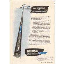 national supply company 1955 ideal gas-propelled sucker rod vintage ad