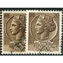 1953 Michel 887+936 - fine used (o) - Wmk. 3 and 4
