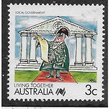 AUS 1988 3c 'LIVING TOGETHER - LOCAL GOVERNMENT' FINE USED (EBID67-121)