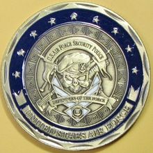 Air Force Security Police. Challenge Coin. 1.50". 84b.