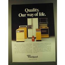 1980 Whirlpool Appliances Ad - Our Way Of Life