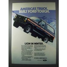 1981 Ford Bronco Ad - Lion in Winter