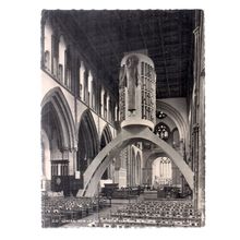 LLANDAFF CATHEDRAL, Wales. used vintage postcard RP 1963 postmark =