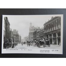 Old Manchester St Ann's Square, Collectorcard Croydon Postcard