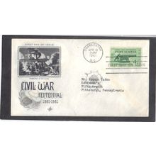 FDC Art Craft 1178 4c Fort Sumter (Cachet-Typed/A) CV01464