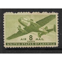 USA 1941 AIR MAIL PLANE 8c GREEN SG A902 M MINT#2