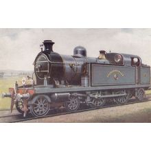 LTS 4-4-2T Class Southend On Sea 80 Train Shepherds Bush Railway Postcard