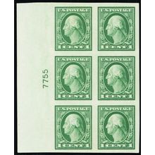 481, Mint Superb NH Plate Block of Six Stamps - Stuart Katz