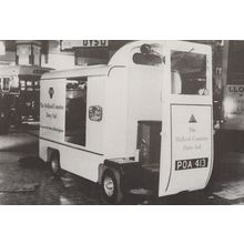 Midland Counties Electric Milk Float 1954 Motor Show Postcard