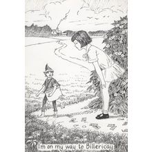 Pixie Walking To Billericay Essex Mythology Postcard