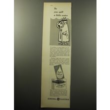 1957 General Electric Silicones Ad - So you spill a little water