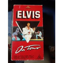 vhs video cassette elvis on tour
