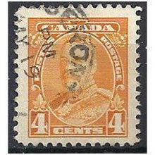 Canada 1935 SG344 4c Yellow Fine Used ..