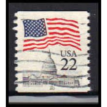 Used 2115a 22c U.S. Flag Very Fine CNS 20 PA5798