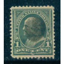 Used 279 1c Benjamin Franklin Almost Very Fine M04256