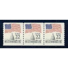 2115a 22c U.S. Flag Fine MNH PNC 12/3 W0312