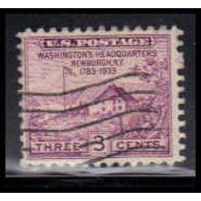 Used 727 3c Washington's Headquarters Fine K0454